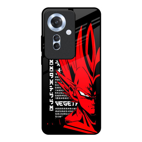 Red Vegeta Oppo F25 Pro 5G Glass Back Cover Online
