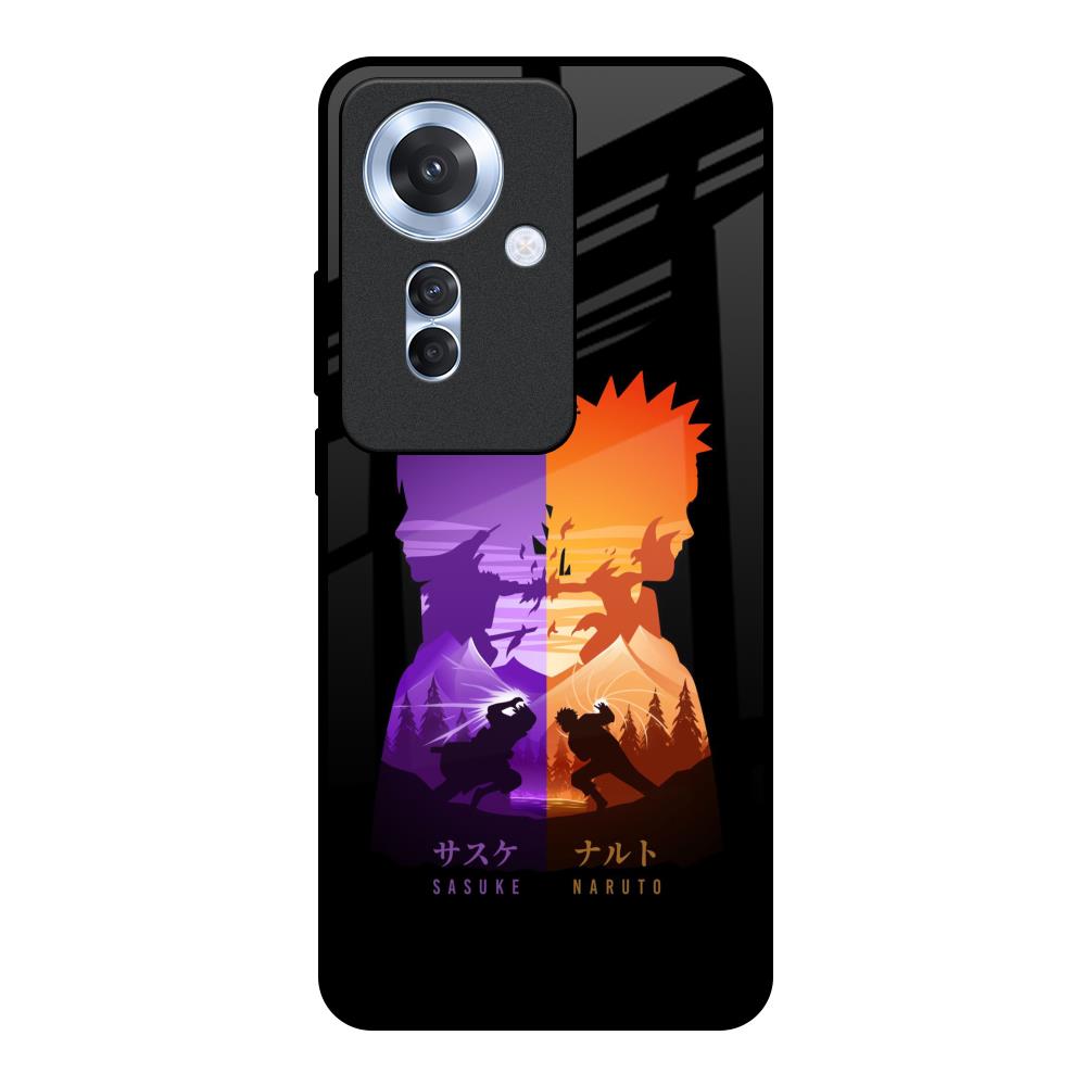 Minimalist Anime Oppo F25 Pro 5G Glass Back Cover Online