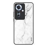 Modern White Marble Oppo F25 Pro 5G Glass Back Cover Online