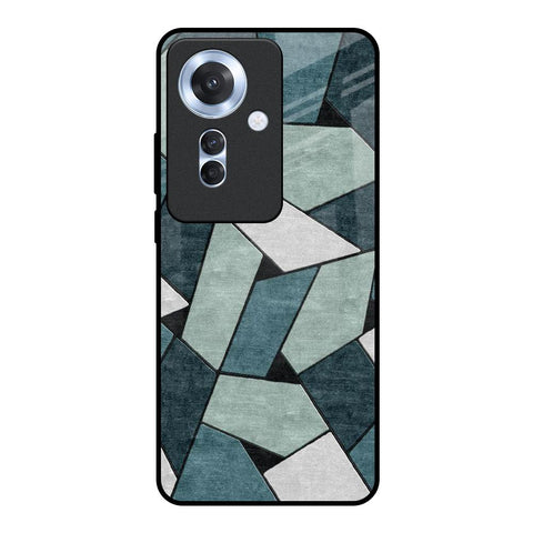 Abstact Tiles Oppo F25 Pro 5G Glass Back Cover Online