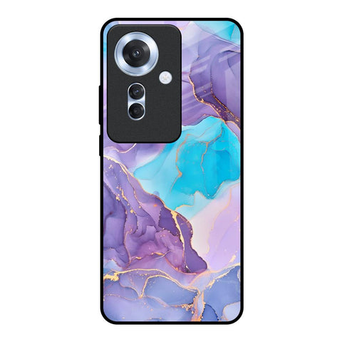 Alcohol ink Marble Oppo F25 Pro 5G Glass Back Cover Online
