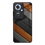 Tri Color Wood Oppo F25 Pro 5G Glass Back Cover Online