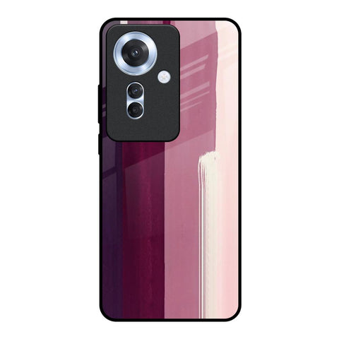 Brush Stroke Art Oppo F25 Pro 5G Glass Back Cover Online