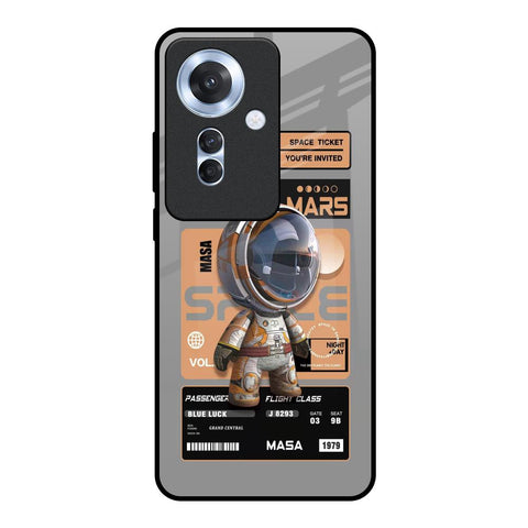 Space Ticket Oppo F25 Pro 5G Glass Back Cover Online