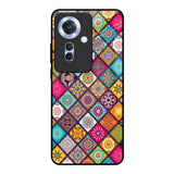Multicolor Mandala Oppo F25 Pro 5G Glass Back Cover Online