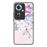 Elegant Floral Oppo F25 Pro 5G Glass Back Cover Online