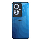 Blue Wave Abstract Oppo F25 Pro 5G Glass Back Cover Online