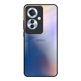 Blue Mauve Gradient Oppo F25 Pro 5G Glass Back Cover Online
