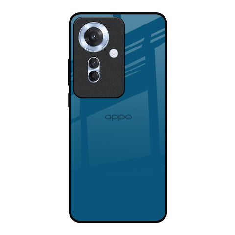 Cobalt Blue Oppo F25 Pro 5G Glass Back Cover Online