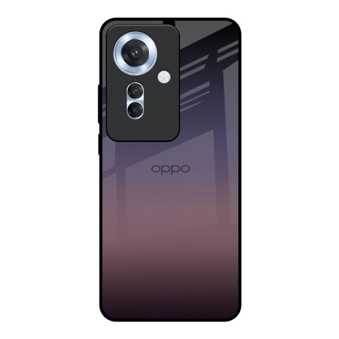 Grey Ombre Oppo F25 Pro 5G Glass Back Cover Online