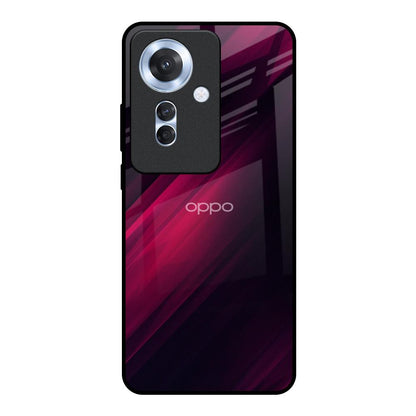 Razor Black Oppo F25 Pro 5G Glass Back Cover Online