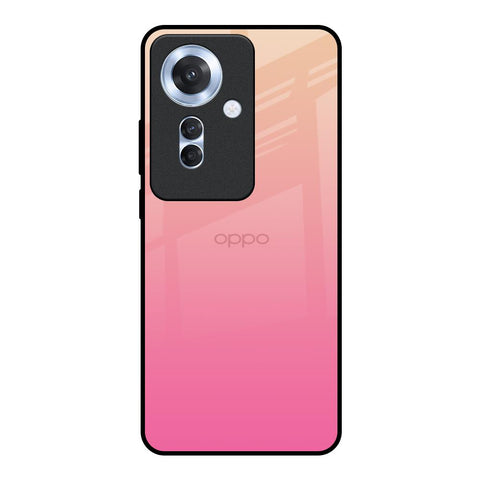 Pastel Pink Gradient Oppo F25 Pro 5G Glass Back Cover Online