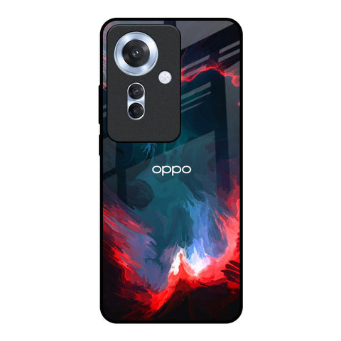 Brush Art Oppo F25 Pro 5G Glass Back Cover Online