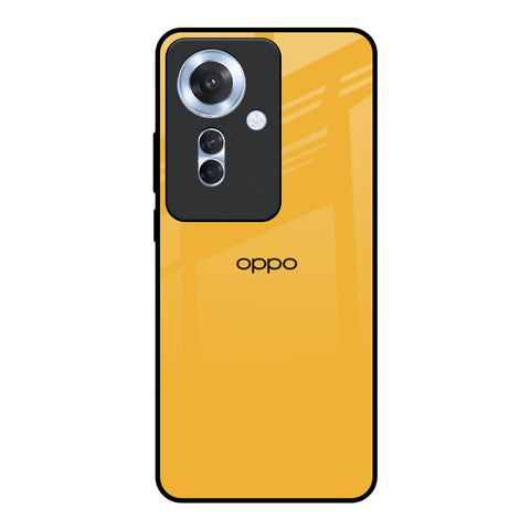 Fluorescent Yellow Oppo F25 Pro 5G Glass Back Cover Online