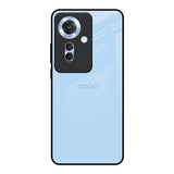Pastel Sky Blue Oppo F25 Pro 5G Glass Back Cover Online