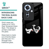 Space Traveller Glass Case for Oppo F25 Pro 5G