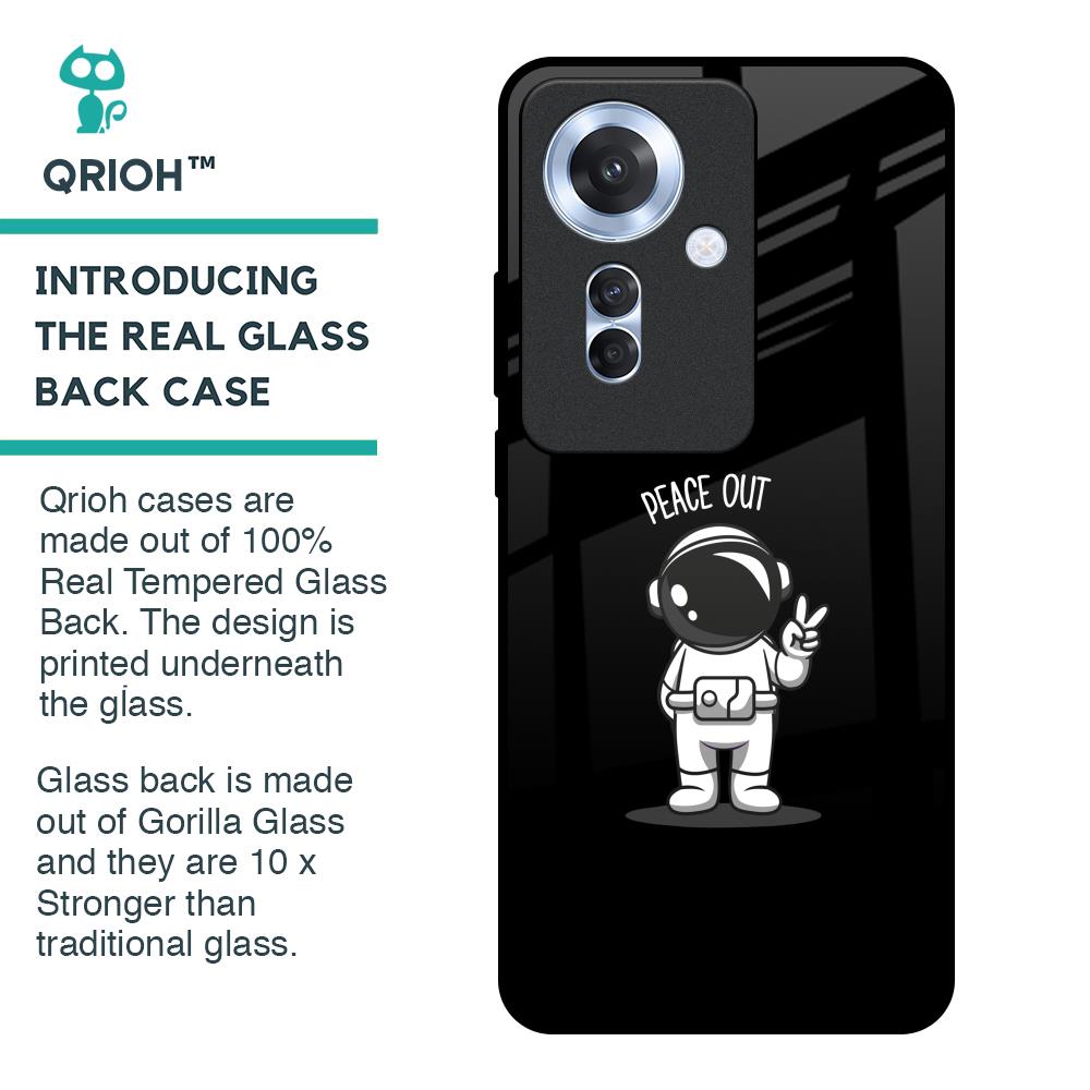 Peace Out Astro Glass Case for Oppo F25 Pro 5G