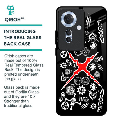 Red Zone Glass Case for Oppo F25 Pro 5G