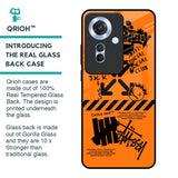 Anti Social Club Glass Case for Oppo F25 Pro 5G