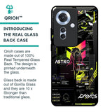 Astro Glitch Glass Case for Oppo F25 Pro 5G