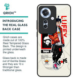 Bape Luffy Glass Case for Oppo F25 Pro 5G