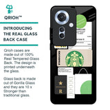 Coffee Latte Glass Case for Oppo F25 Pro 5G