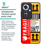 Handle With Care Glass Case for Oppo F25 Pro 5G