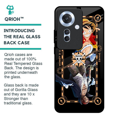Shanks & Luffy Glass Case for Oppo F25 Pro 5G
