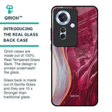 Crimson Ruby Glass Case for Oppo F25 Pro 5G