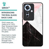 Marble Collage Art Glass Case For Oppo F25 Pro 5G