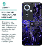 Techno Color Pattern Glass Case For Oppo F25 Pro 5G