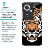 Angry Tiger Glass Case For Oppo F25 Pro 5G