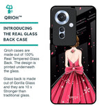 Fashion Princess Glass Case for Oppo F25 Pro 5G
