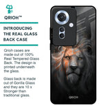 Devil Lion Glass Case for Oppo F25 Pro 5G