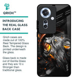 Aggressive Lion Glass Case for Oppo F25 Pro 5G