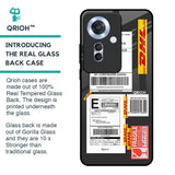 Cool Barcode Label Glass Case For Oppo F25 Pro 5G