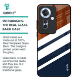 Bold Stripes Glass Case for Oppo F25 Pro 5G