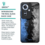 Dark Grunge Glass Case for Oppo F25 Pro 5G