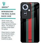 Vertical Stripes Glass Case for Oppo F25 Pro 5G