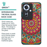 Elegant Mandala Glass Case for Oppo F25 Pro 5G