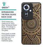 Luxury Mandala Glass Case for Oppo F25 Pro 5G