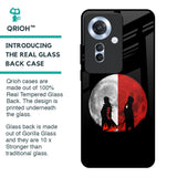 Anime Red Moon Glass Case for Oppo F25 Pro 5G