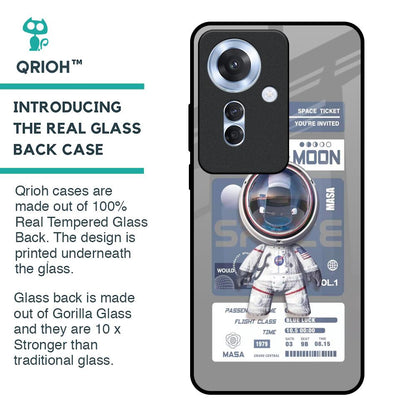 Space Flight Pass Glass Case for Oppo F25 Pro 5G