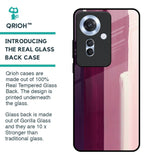 Brush Stroke Art Glass Case for Oppo F25 Pro 5G