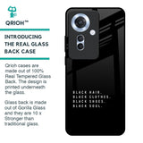 Black Soul Glass Case for Oppo F25 Pro 5G
