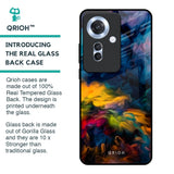 Multicolor Oil Painting Glass Case for Oppo F25 Pro 5G