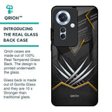 Black Warrior Glass Case for Oppo F25 Pro 5G