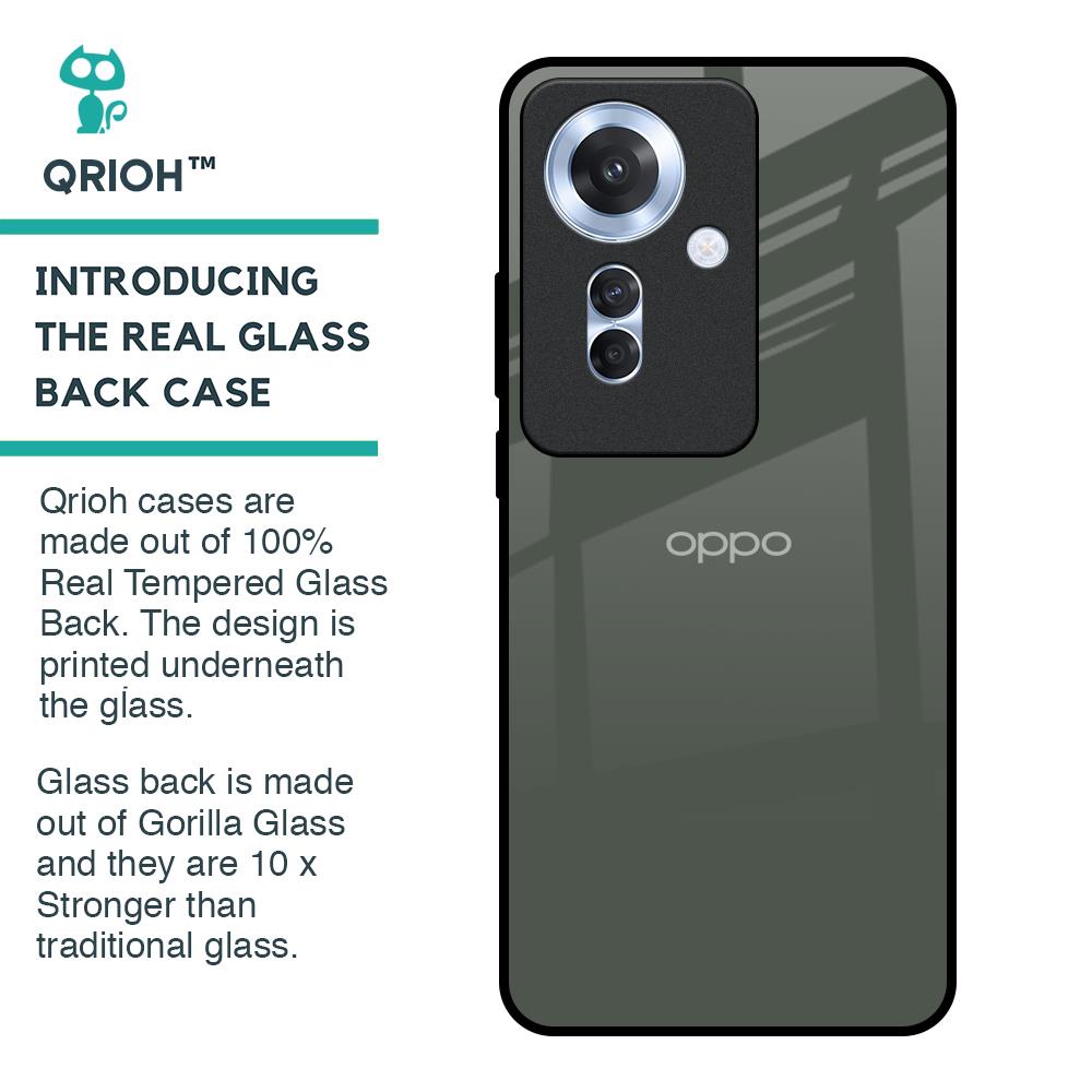 Charcoal Glass Case for Oppo F25 Pro 5G