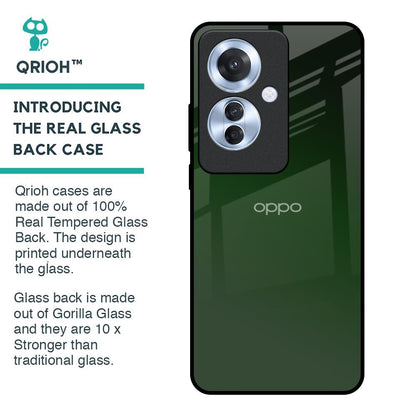 Deep Forest Glass Case for Oppo F25 Pro 5G