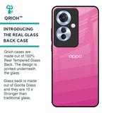 Pink Ribbon Caddy Glass Case for Oppo F25 Pro 5G